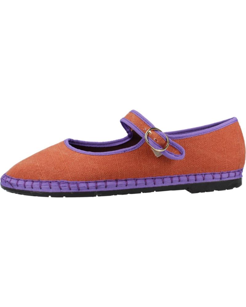 Sabrinas de Mulher FLABELUS BAILARINAS MUJER MODELO DARTAGNAN COLOR NARANJA TEJA