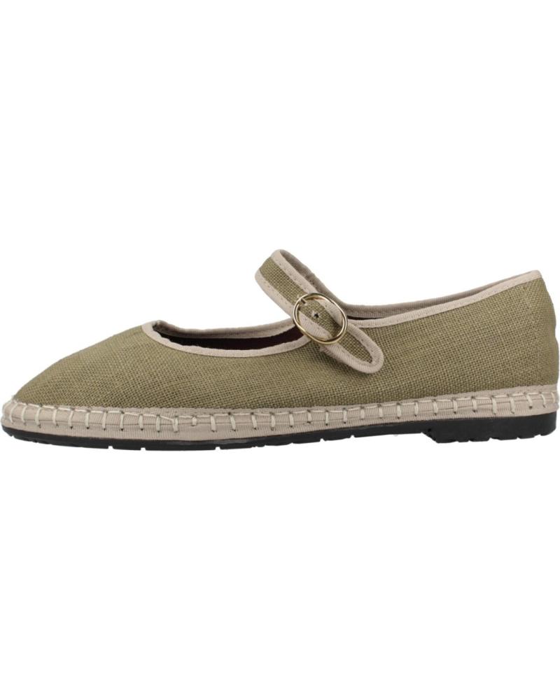 Sabrinas de Mulher FLABELUS BAILARINAS MUJER MODELO ISHMAEL COLOR VERDE KAKI