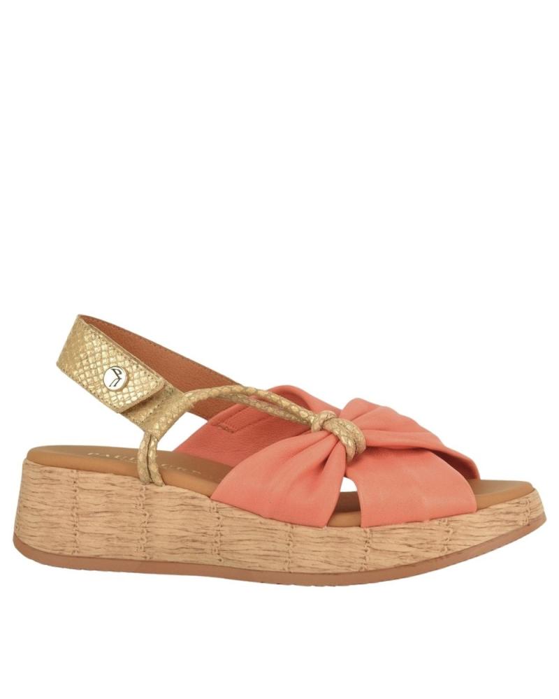 Sandalias de Mujer PAULA URBAN 33-416 PIEL ROJA ROJO