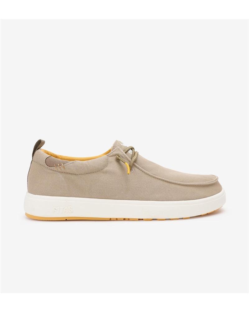 Sapatos de Homem WALK IN PITAS 54 BIARRITZ ZAPATO WALLABI DE HOMBRE DE ALGODON - BEIGE