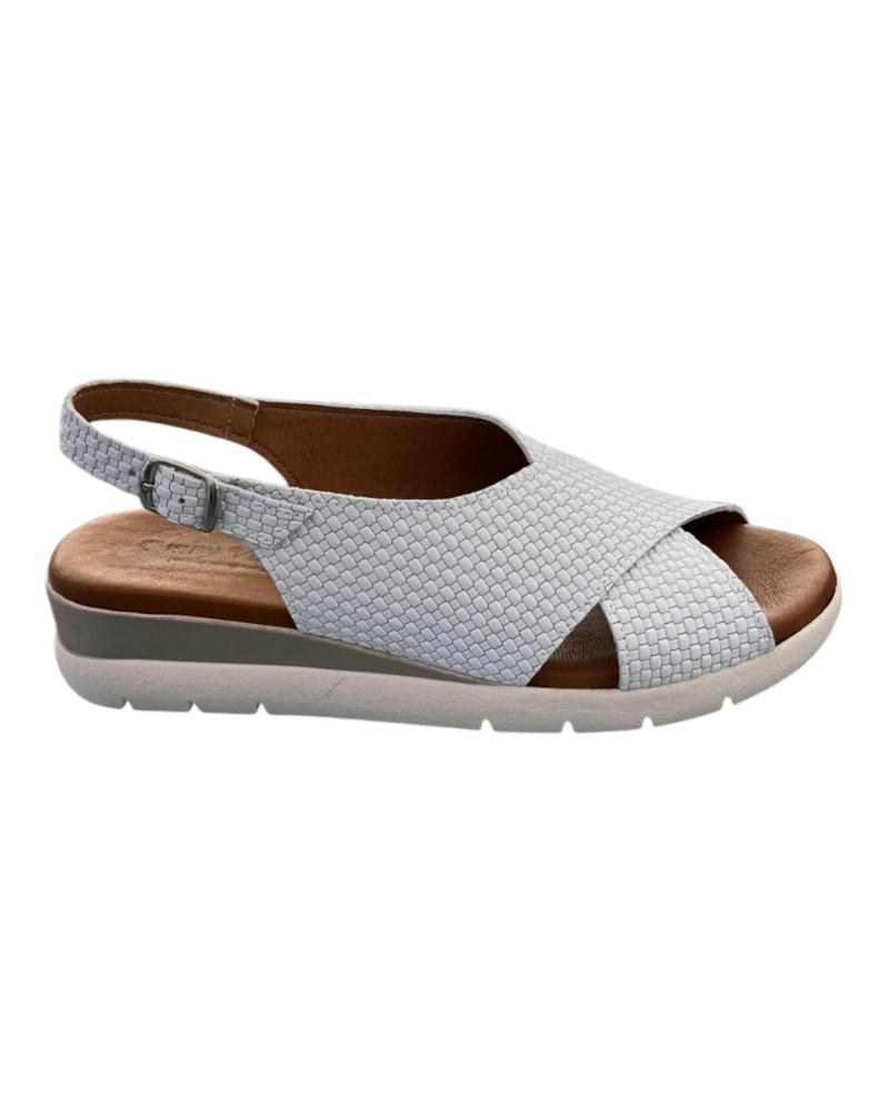 Sandálias de Mulher FANNY VALERO SANDALIA CRUZADA 237 BLANCO VARIOS COLORES