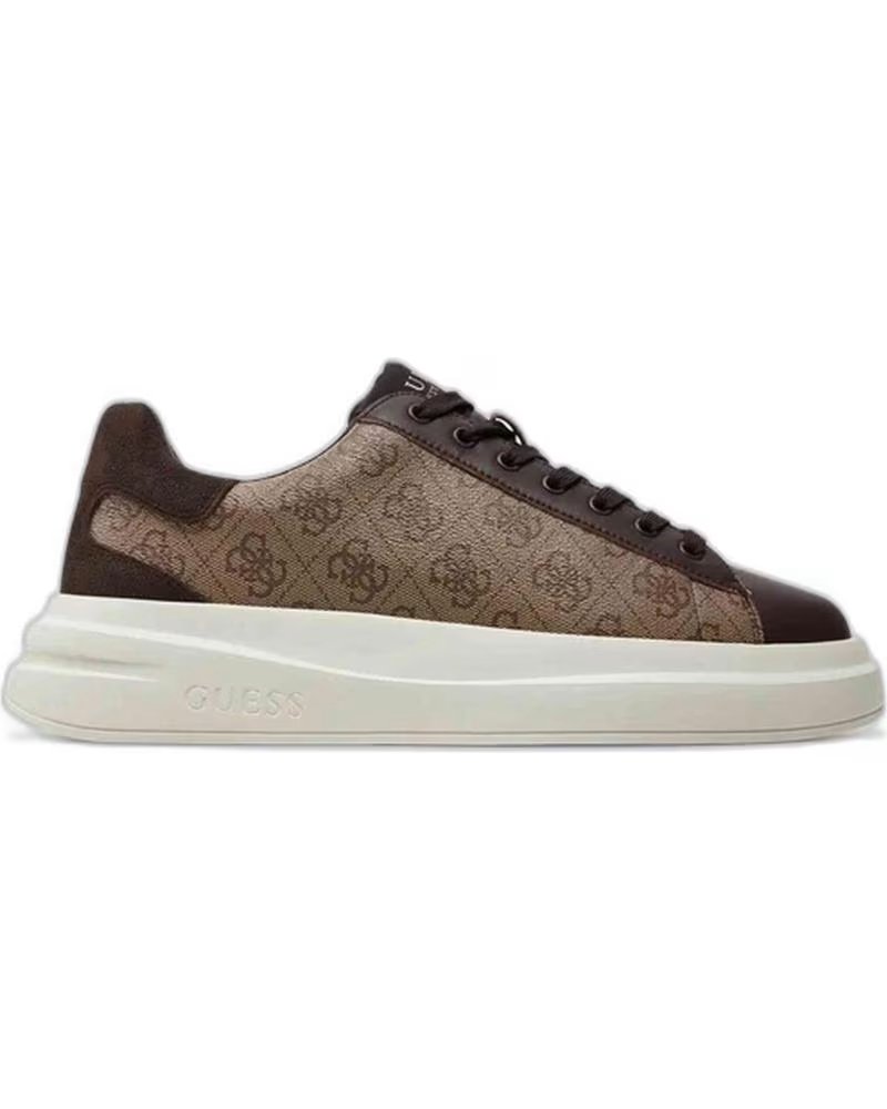 GUESS Zapatillas deportivas bajas 'Elba'  arena / marrón – imagen 4