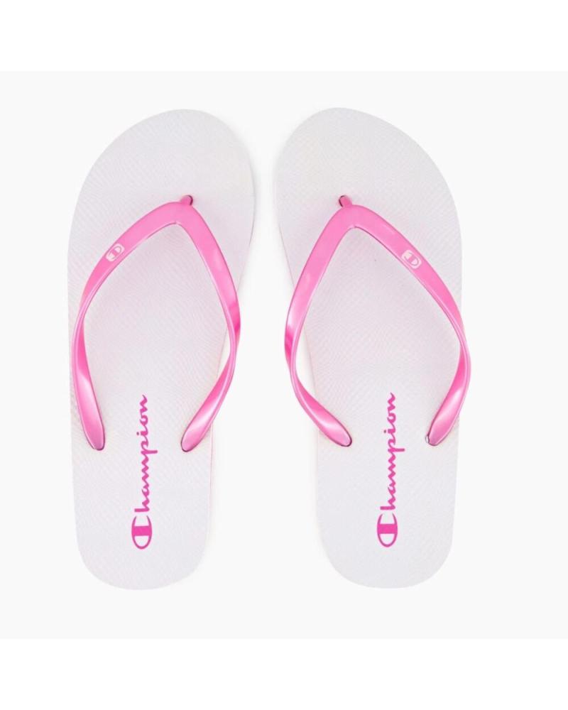 CHANCLAS CHAMPION BIG CLASSIC EVO S10636-WW015 ROSA BLANCO BLANCO