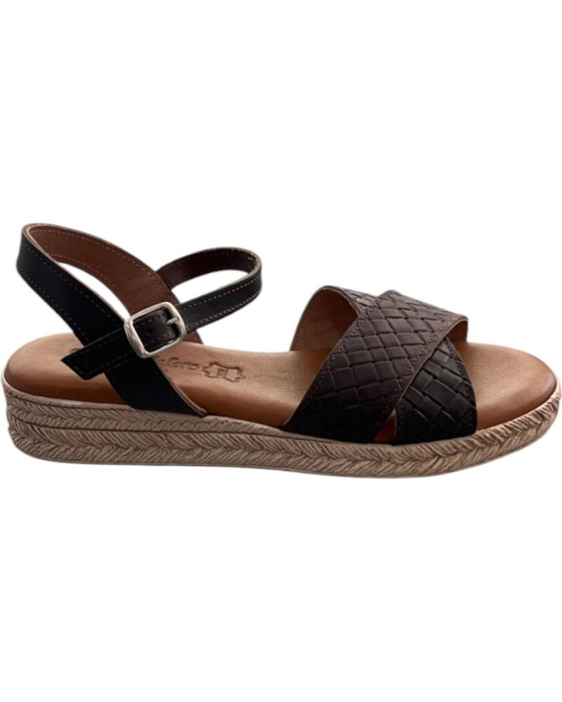Sandálias de Mulher FANNY VALERO SANDALIA PIEL 419 MARRON VARIOS COLORES