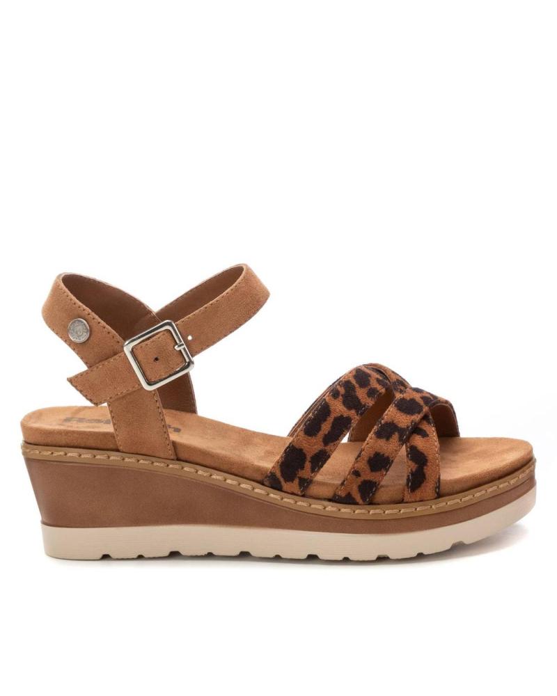 SANDALIAS DE CUÑA REFRESH 173137 CAMEL CAMEL