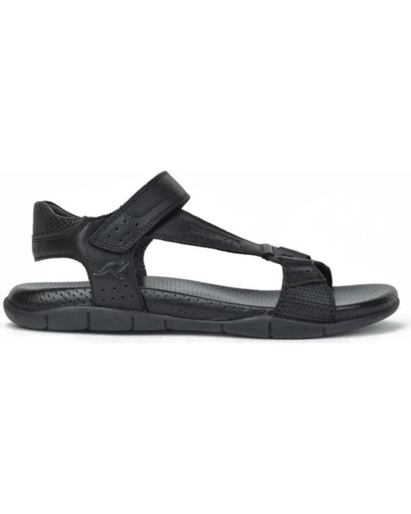 Sandálias de Homem KANGAROOS SANDALIAS DE HOMBRE 856-11 PIEL NEGROPIEL NEGRO