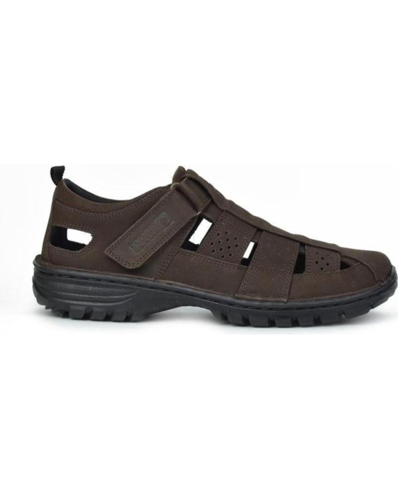 Sandálias de Homem CORONEL TAPIOCCA SANDALIAS DE HOMBRE C630-58 NOBUCK MARRONNOBUCK MARRON
