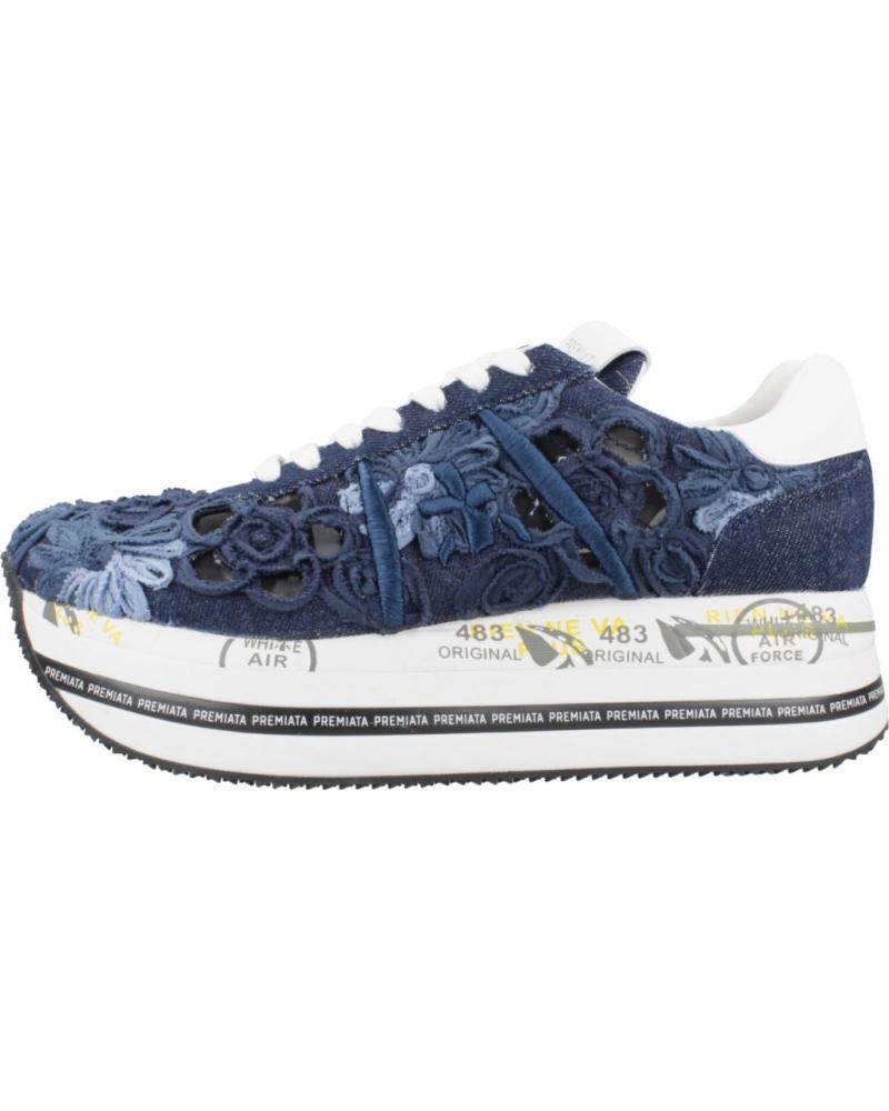 Sapatilhas de Mulher PREMIATA ZAPATILLAS MUJER MODELO BETH COLOR AZUL 7376