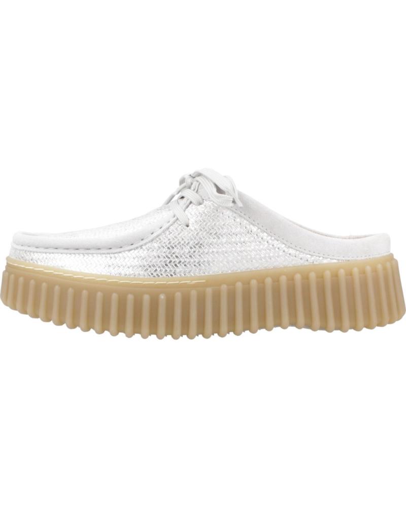 Zuecos de Mujer CLARKS ZUECOS MUJER MODELO TORHILL MULE COLOR PLATA SILVER