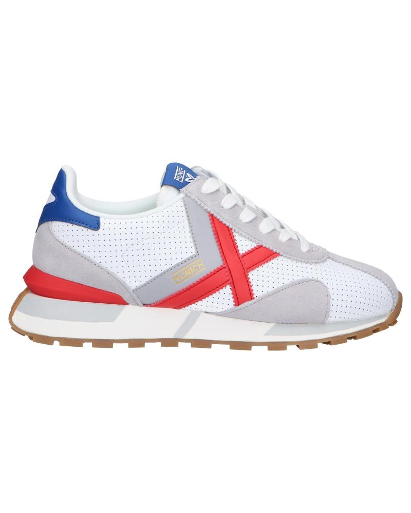 ZAPATILLAS MUNICH SAPPORO 8350189 BLANCAS Y ROJAS BLANCO