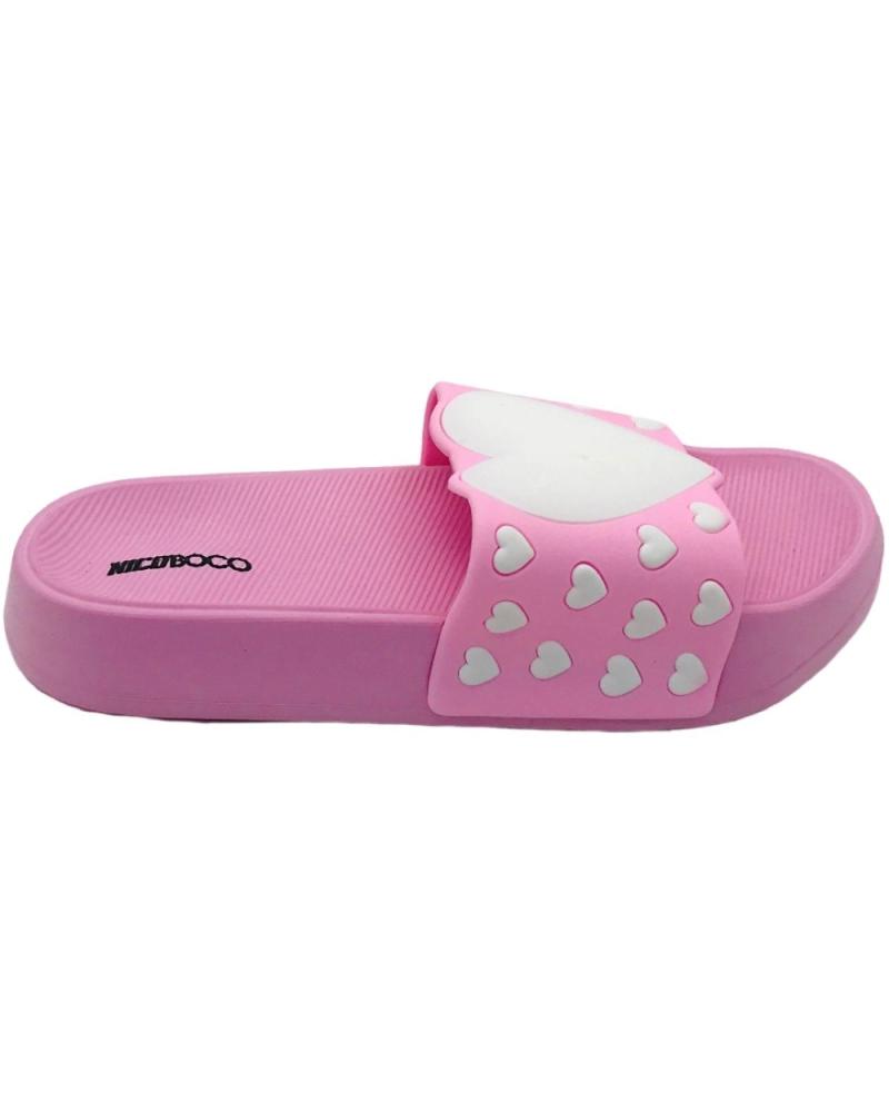 Chanclas de Niña NICOBOCO CHANCLA AGUA NINA LOVE 42-520 260 ROSA