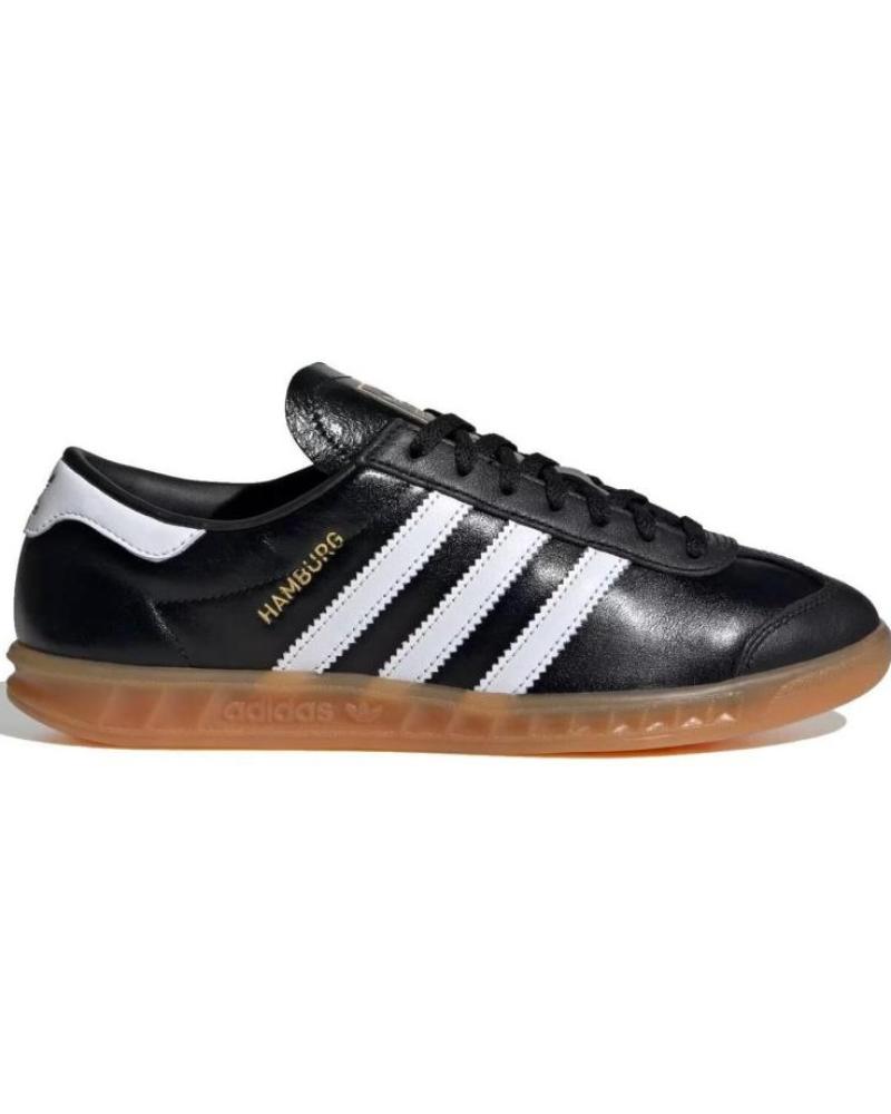 Deportivas de Hombre ADIDAS HAMBURG JI2626 CORE - CLOUD WHITE - GUM - 41 1-3 BLACK