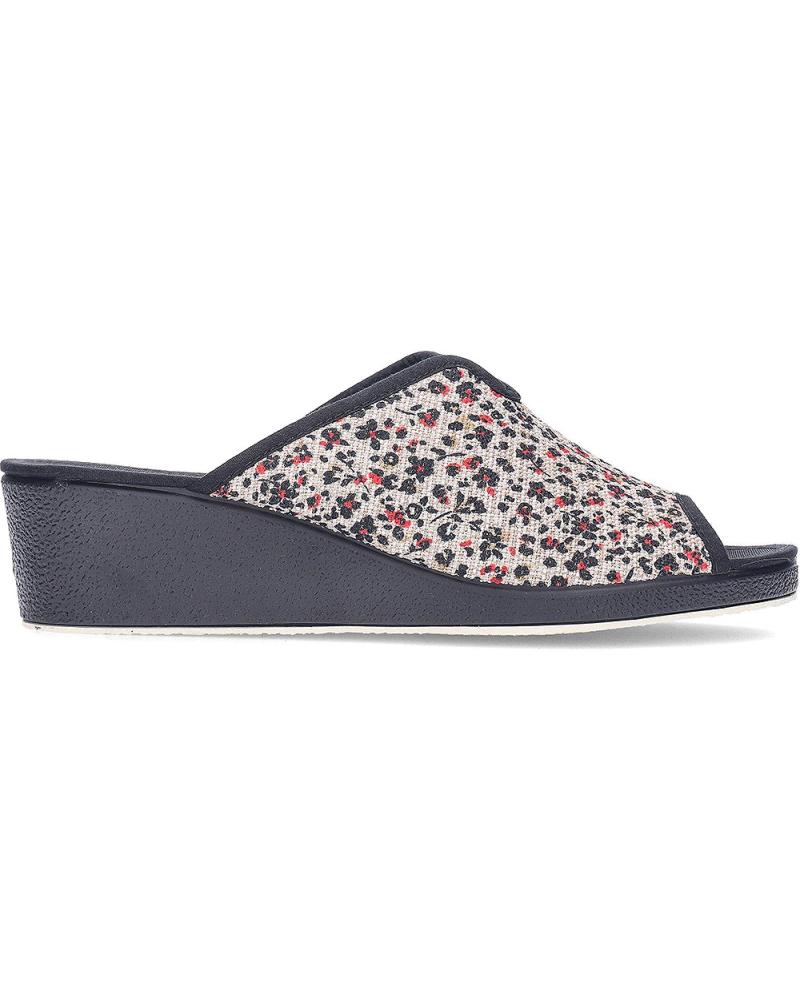 Calzado de casa de Mujer GARZON ZAPATILLAS DE IR POR CASA VILA 715210 NEGRO