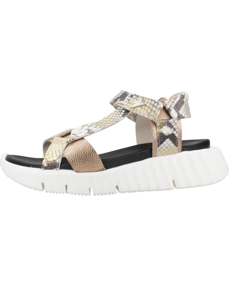 CETTI C-1316 SANDALIAS SPORT MUJER SNAKE CHAMPAGNE VELCRO METAL