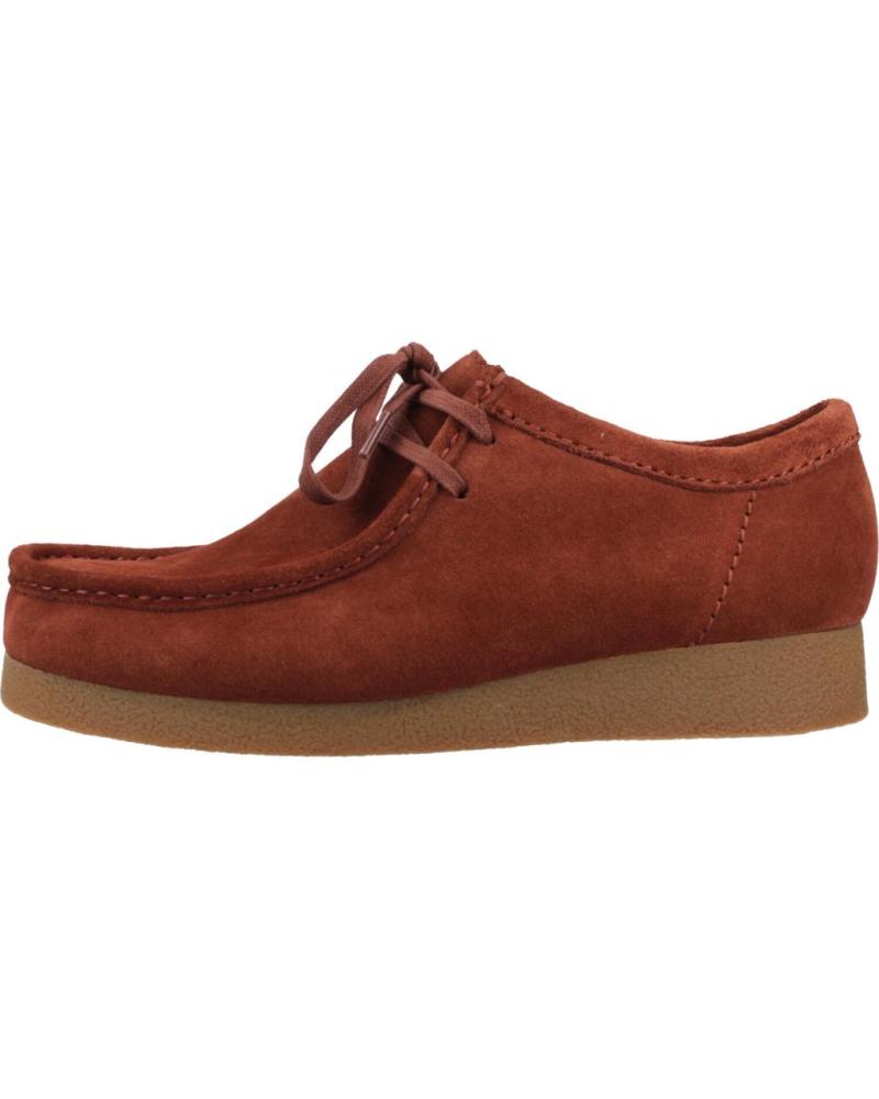 Botines de Hombre CLARKS INFORMALES HOMBRE MODELO WALLABEE EVOBT COLOR BURDEOS CHESTN CHESTNUT