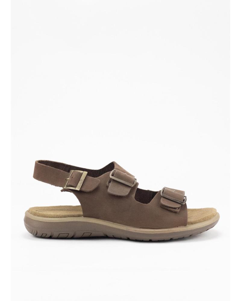 Sandalias de Hombre KESLEM SANDALIA HOMBRE EN PIEL MONCAYO MARRON
