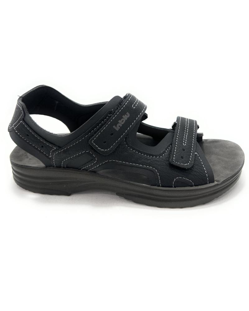 Sandálias de Homem CHIC VISION SANDALIAS BIO CABALLERO VELCROS RELAX NEGRO