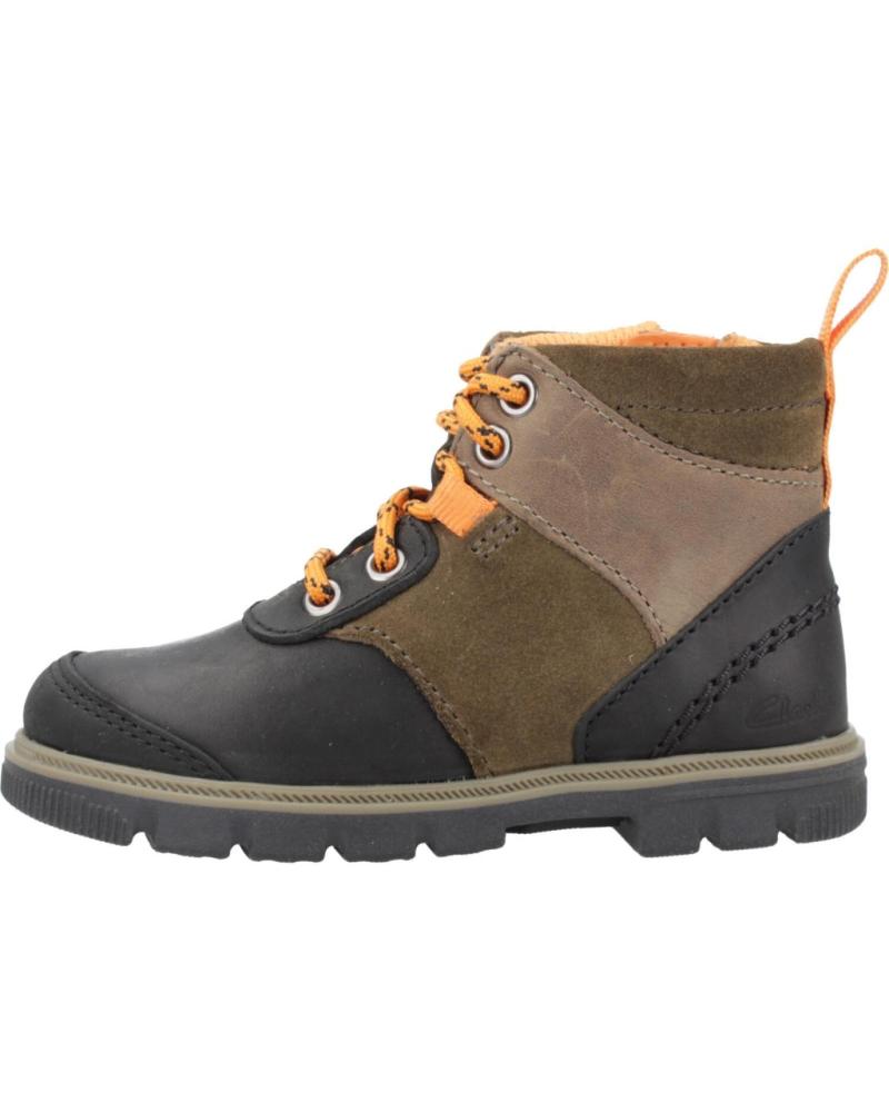 Botas de Hombre CLARKS BOTAS NINO MODELO LORCAM HIKE T COMBI COLOR VERDE KHAKI