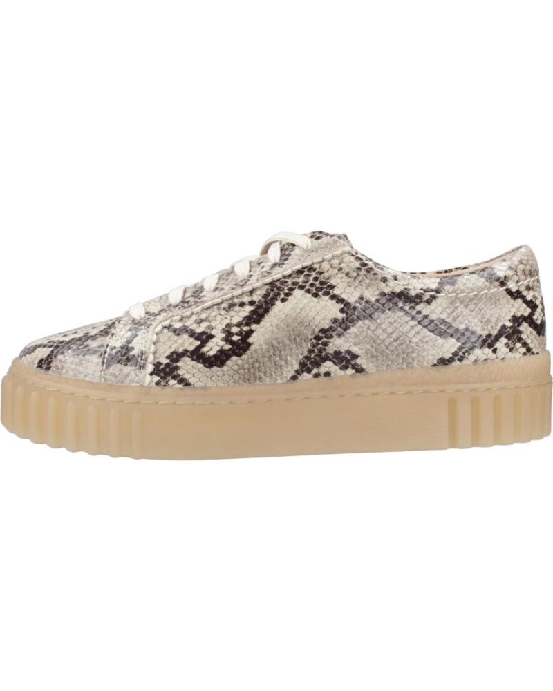 Deportivas de Mujer CLARKS ZAPATILLAS MUJER MODELO MAYHILL WALK SNAKE LEA COLOR ANIMAL GRYSNEKE