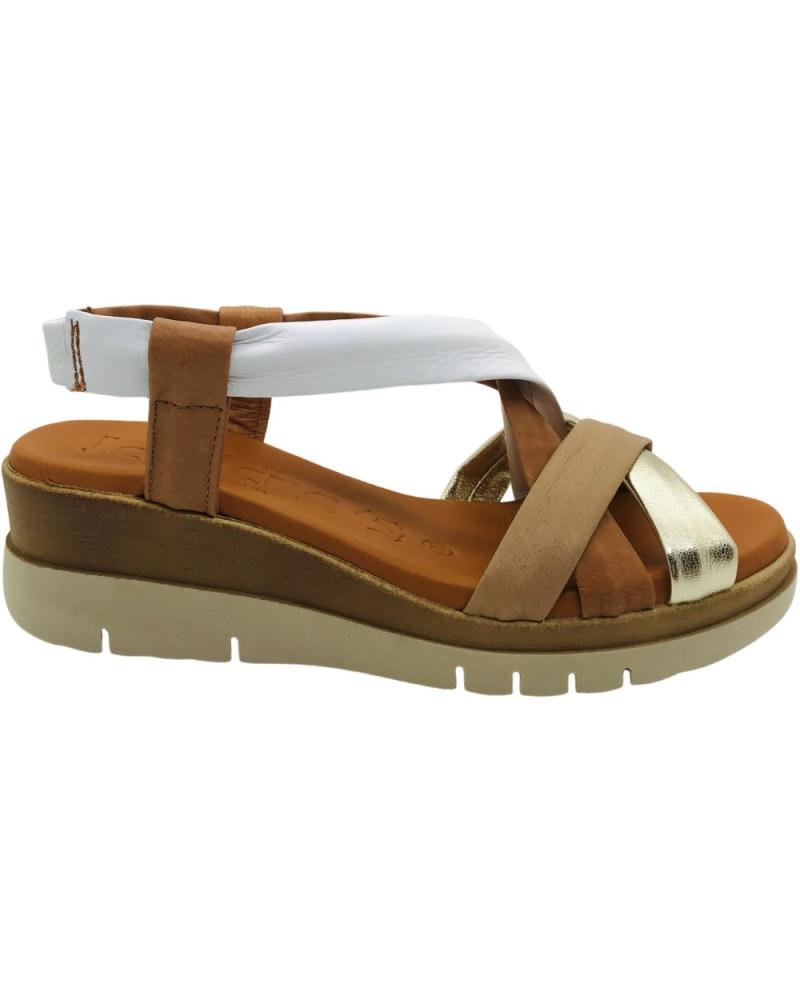 Sandalias de Mujer JORDANA SANDALIA PIEL MUJER 3744 CUERO