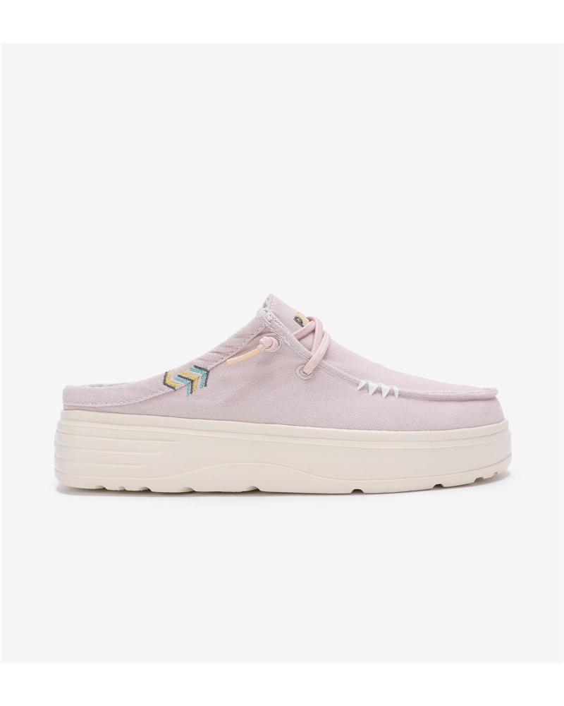 Nauticos de Mujer WALK IN PITAS CAPARICA ZUECO DE MUJER DE ALGODON - LILAS