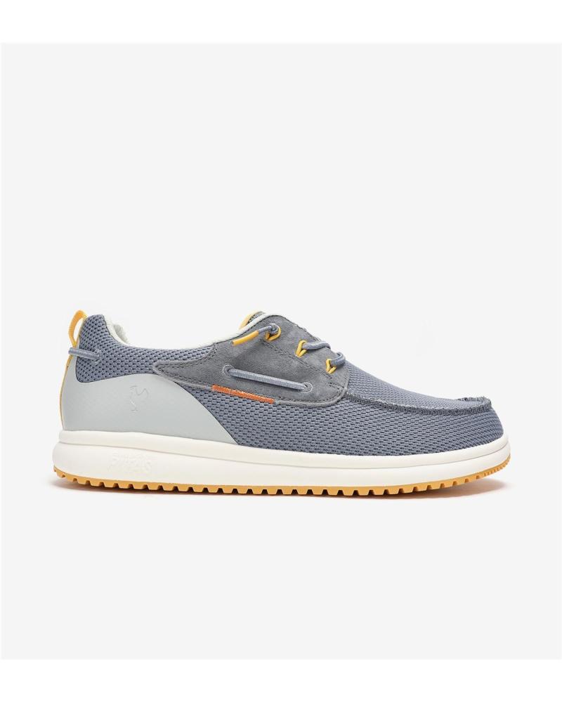 Sapatos de Homem WALK IN PITAS 54 BAY NAUTICO DE HOMBRE DE TEXTIL Y NOBUCK - AZUL