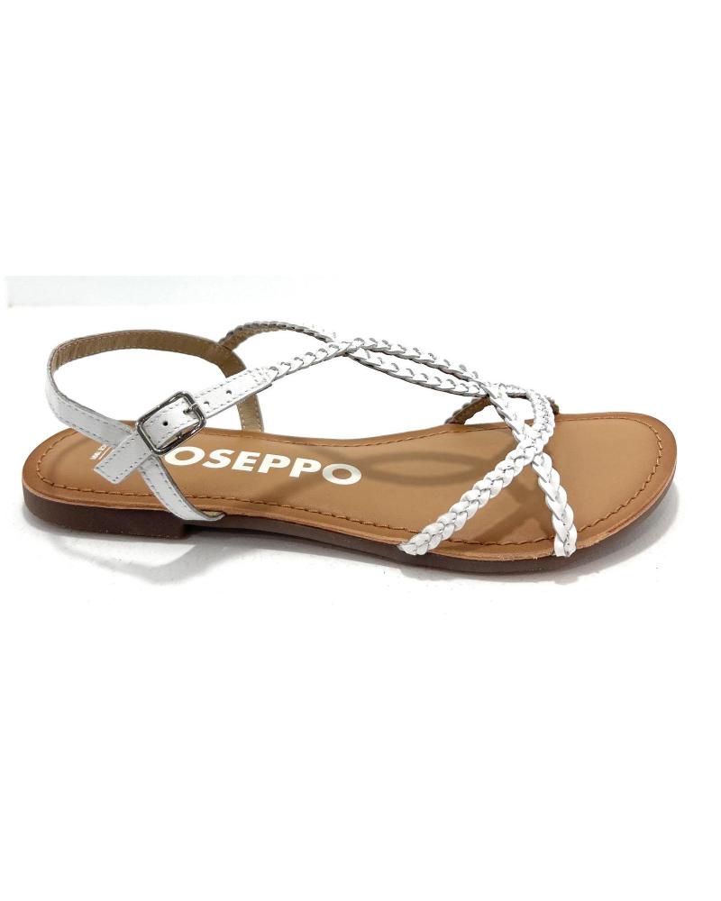Sandalias de Mujer GIOSEPPO SANDALIAS PLANAS TRENZADAS HEBI BLANCO