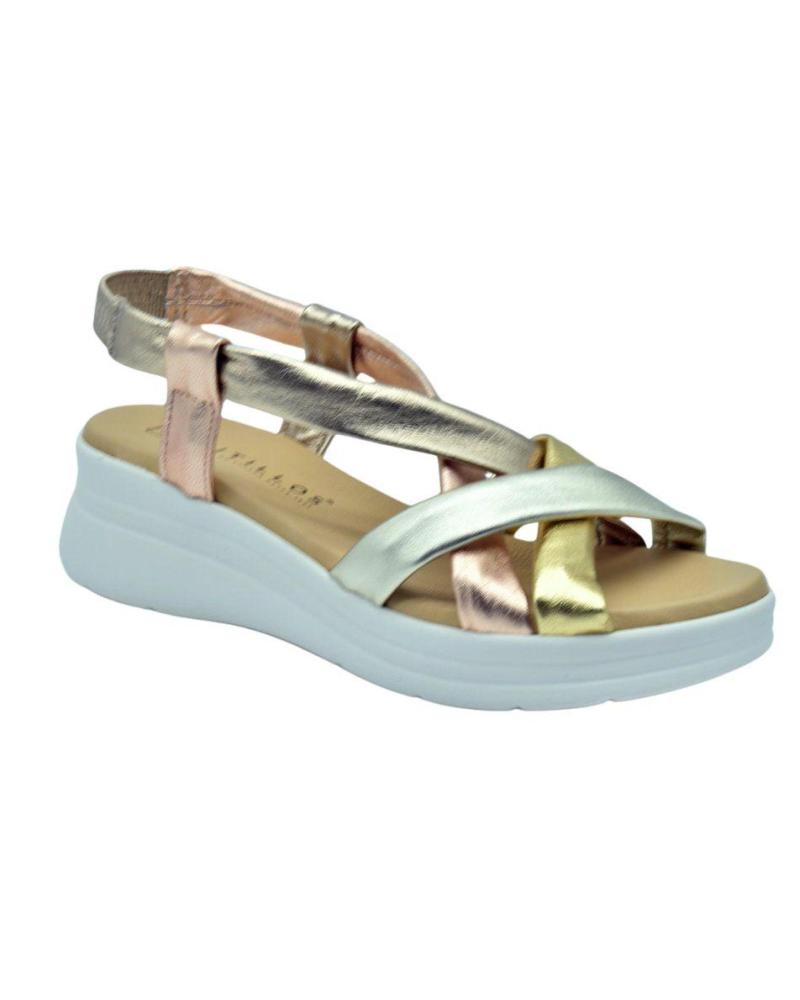 SANDALIAS PITILLOS 10611 TUBULARES METÁLICOS GOLD GOLD