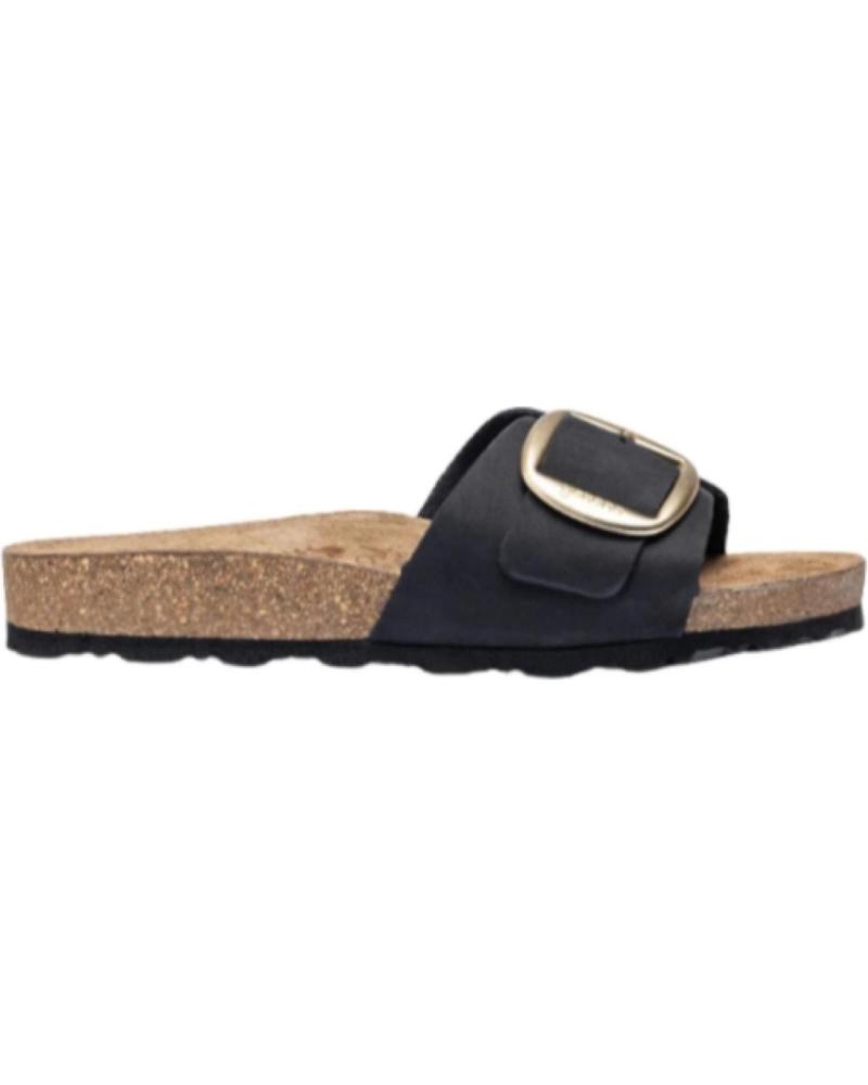 Sandalias de Mujer YOKONO JERBA-114 PIEL NEGRA NEGRO