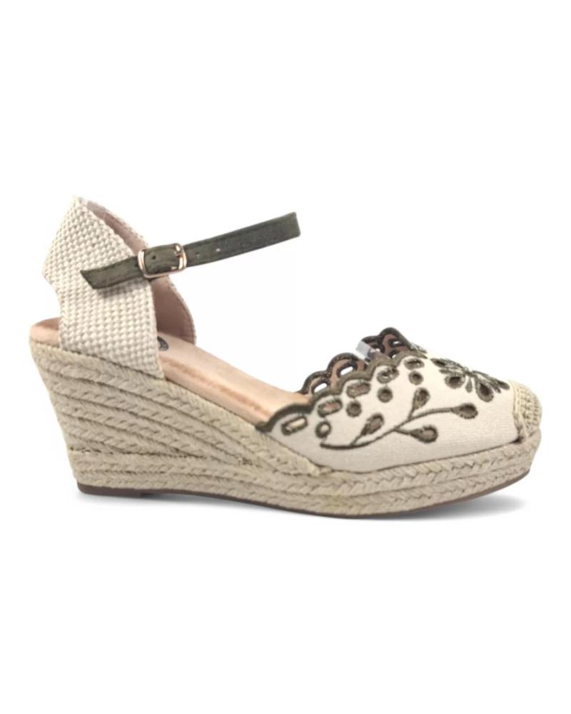 Sandalias de Mujer TIMBOS SANDALIA CUNA ESPARTO MUJER 131299 VERDE