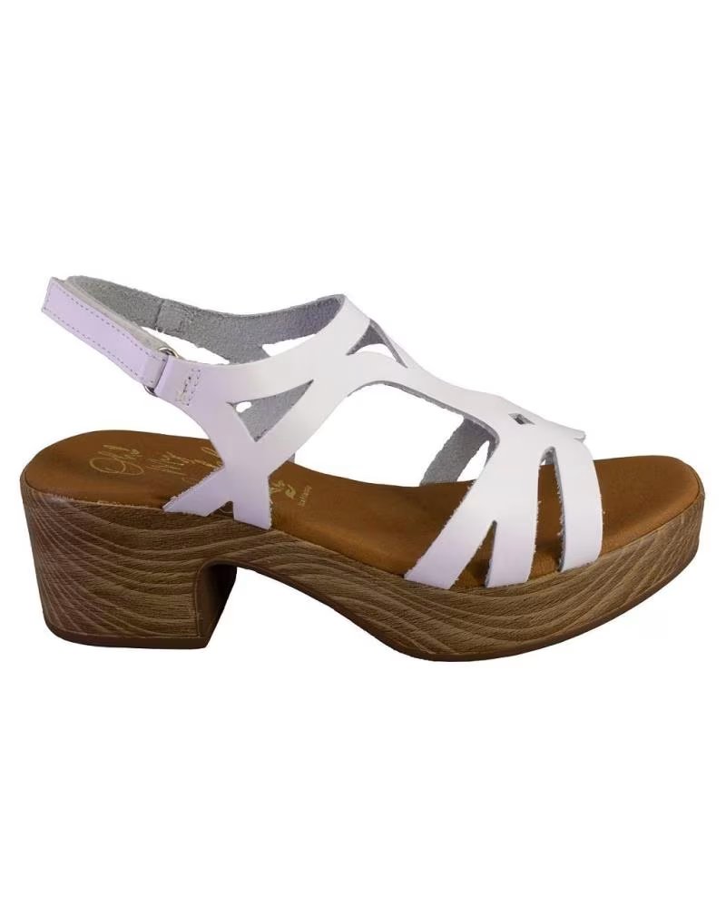de oh my sandals 5615-1375 sandalias de mujer piel blanco