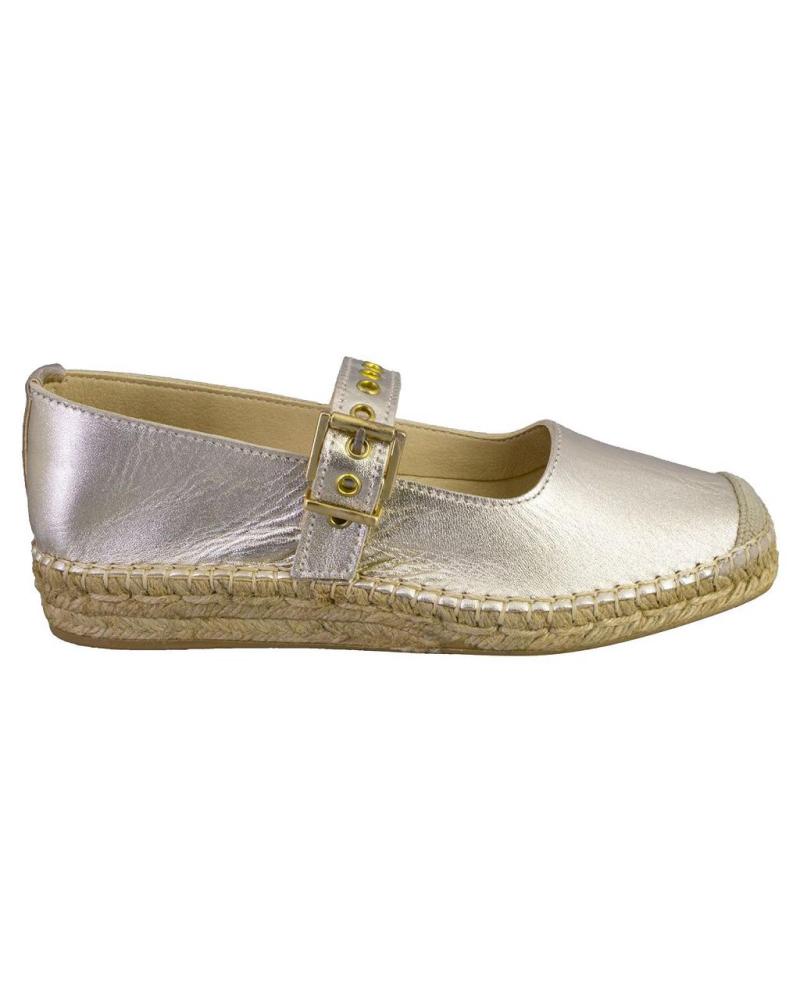 Sabrinas de Mulher SALVI 086-006 ALPARGATAS DE MUJER PIEL PLATINO