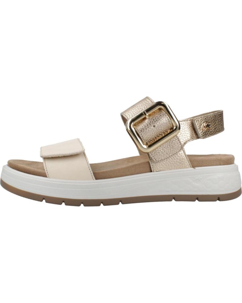 FLUCHOS SANDALIAS MUJER MODELO F2166 COLOR ORO PLATINO