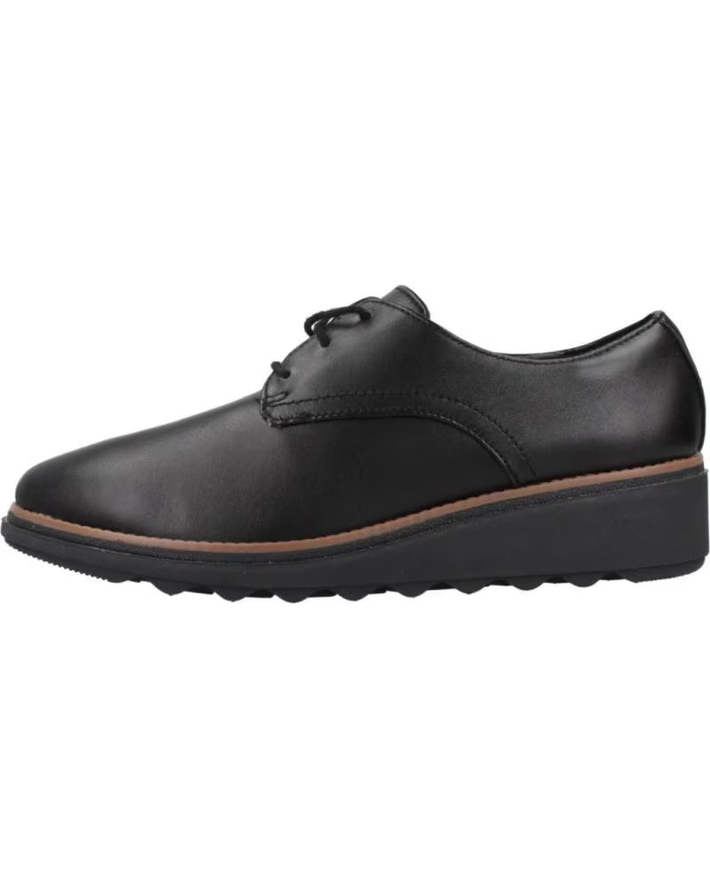 Clarks Sharon Rae Bluchers de Piel Black