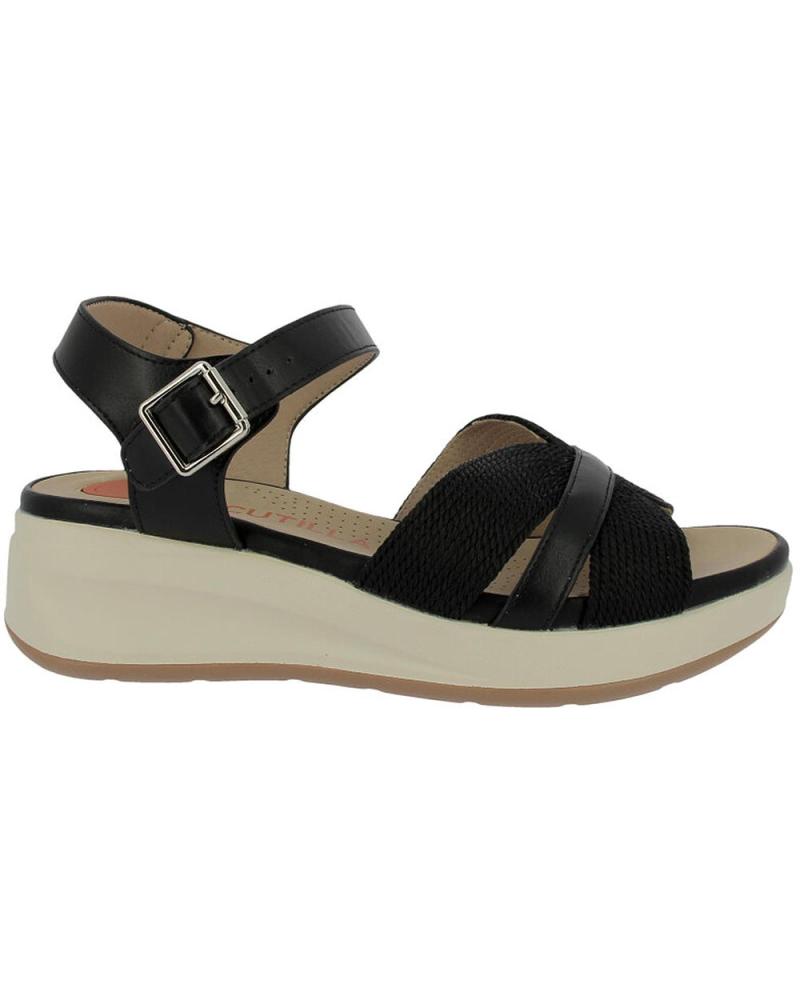 Sandalias de Mujer D`CUTILLAS SANDALIAS DE MUJER DOCTOR CUTILLAS 31617 TIRAS NEGRO