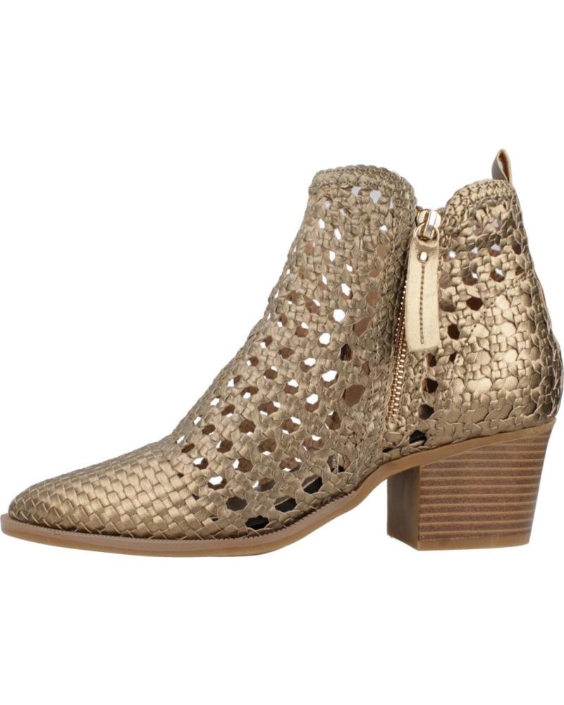 Botines de Mujer CARMELA BOTINES CARMELA 162344 CON DISEÑO CALADO BRONCE