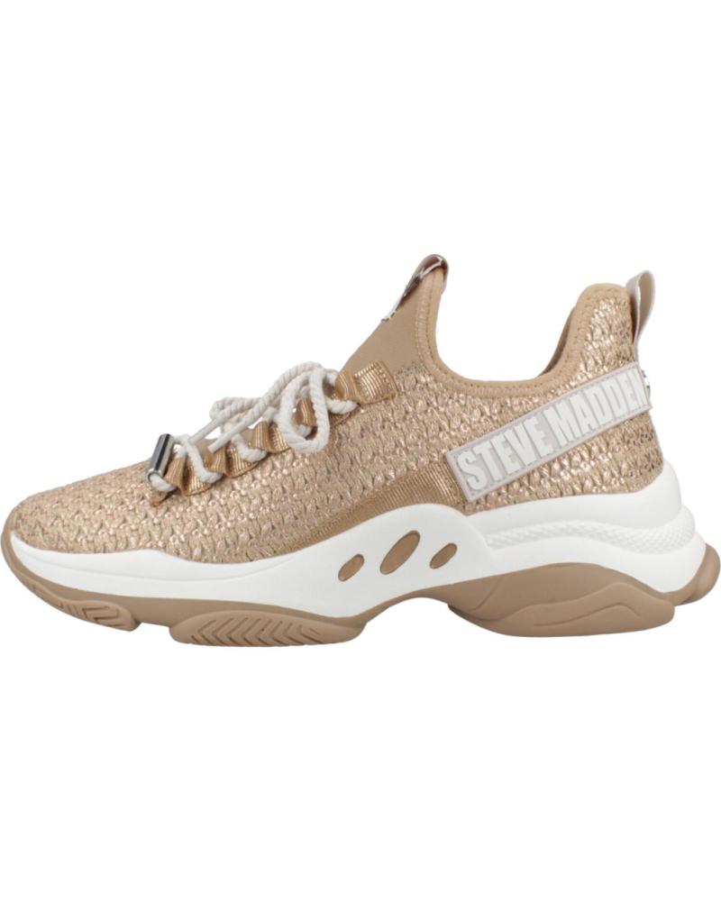 Deportivas de Mujer STEVE MADDEN ZAPATILLAS MUJER MODELO MILEAGE COLOR MARRON GLDWHT