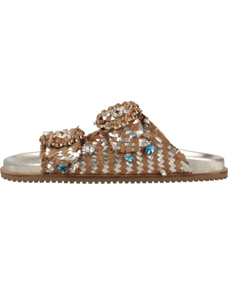 Sandálias de Mulher BEFREE SANDALIAS MUJER MODELO MIRROR 4032 COLOR MARRON PLATINO