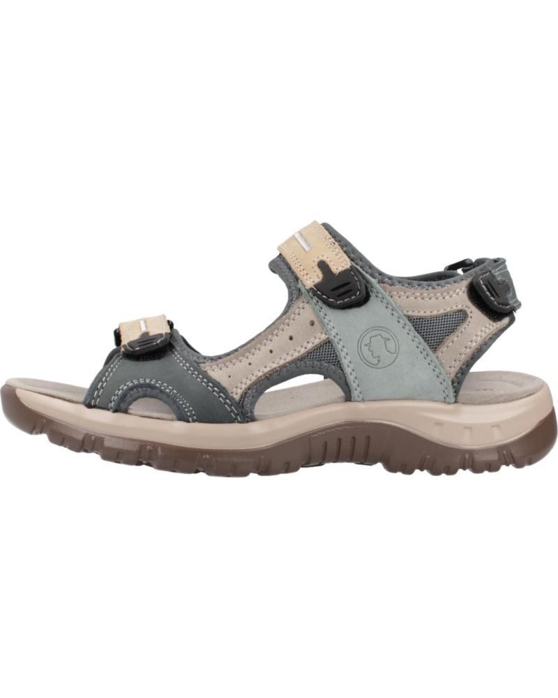 CORONEL TAPIOCCA SANDALIAS PLANAS MODELO T275 VERDE GRISÁCEO GRIS