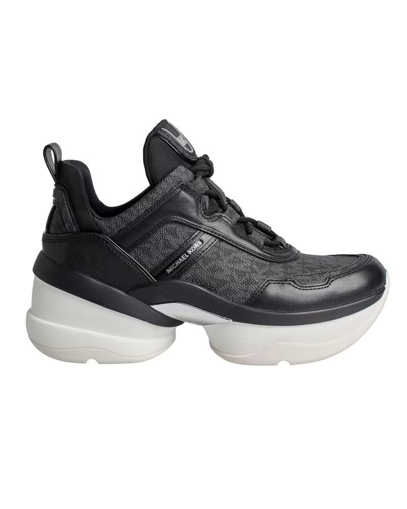 Michael Kors Sneakers Olympia de Piel 43F3OLFS1B para Mujer Negro