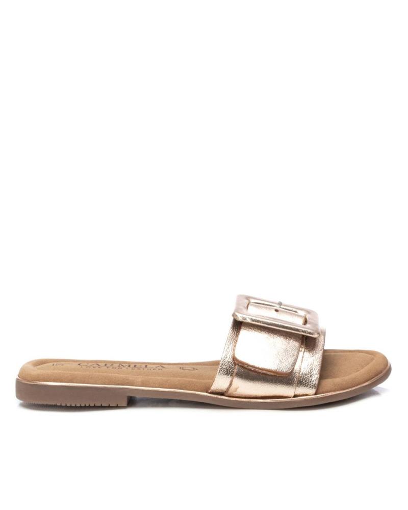 CARMELA SANDALIAS PLANAS 162406 PARA MUJER DORADAS ORO