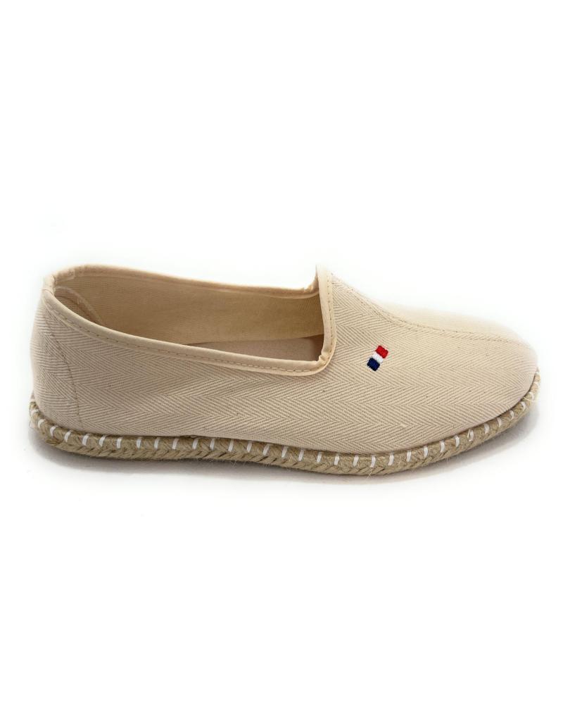 Sapatos de Homem SELQUIR ZAPATILLAS CABALLERO CANAMO BANDERA BEIGE