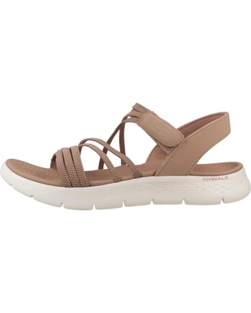 Sandalias Skechers Go Walk Flex Marrón Tan 591303200004