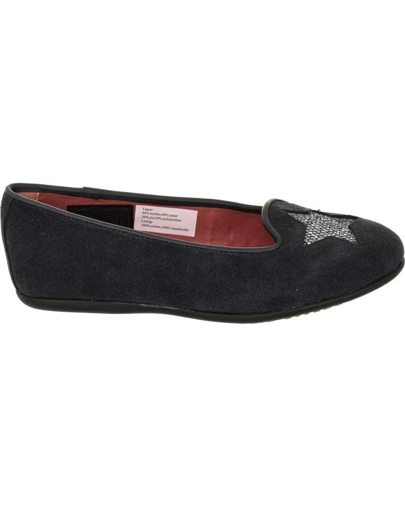 Tommy Hilfiger Manoletinas de Piel FG0FG00042 Azul Marino