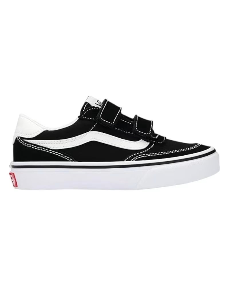 Vans Off The Wall Zapatillas Vans Brooklyn Ls V Suede Canvas Blancas VN0 Negro