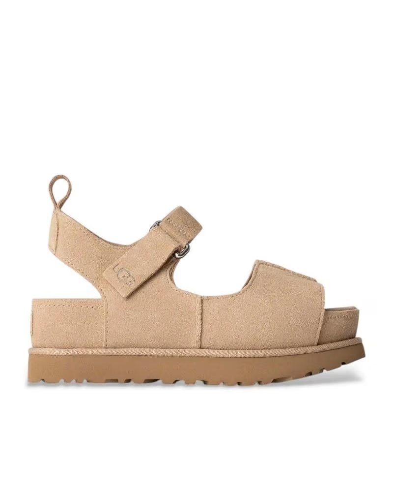 Sandalias de Plataforma Ugg Goldenstar Hi 1167356 Beige Mujer