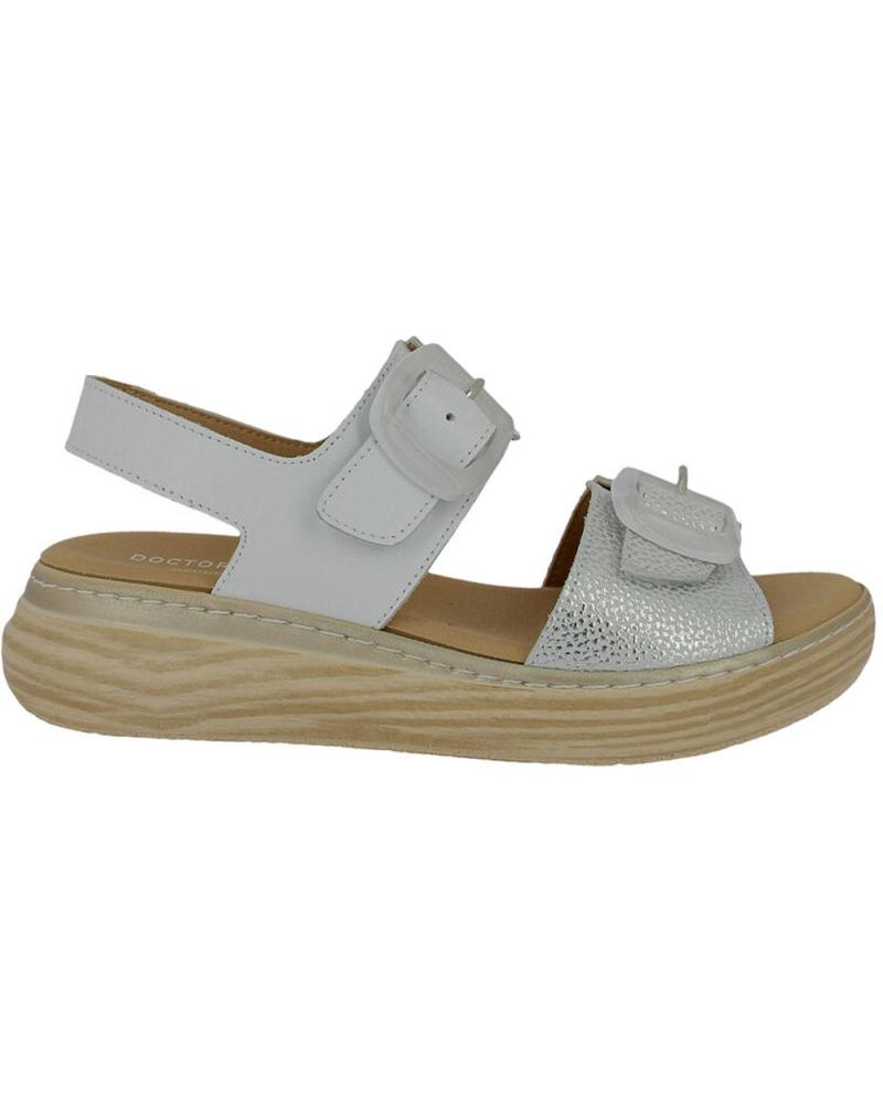 de D`CUTILLAS SANDALIAS DE MUJER DOCTOR CUTILLAS 46019 AUTOADHERENTES BLANCO