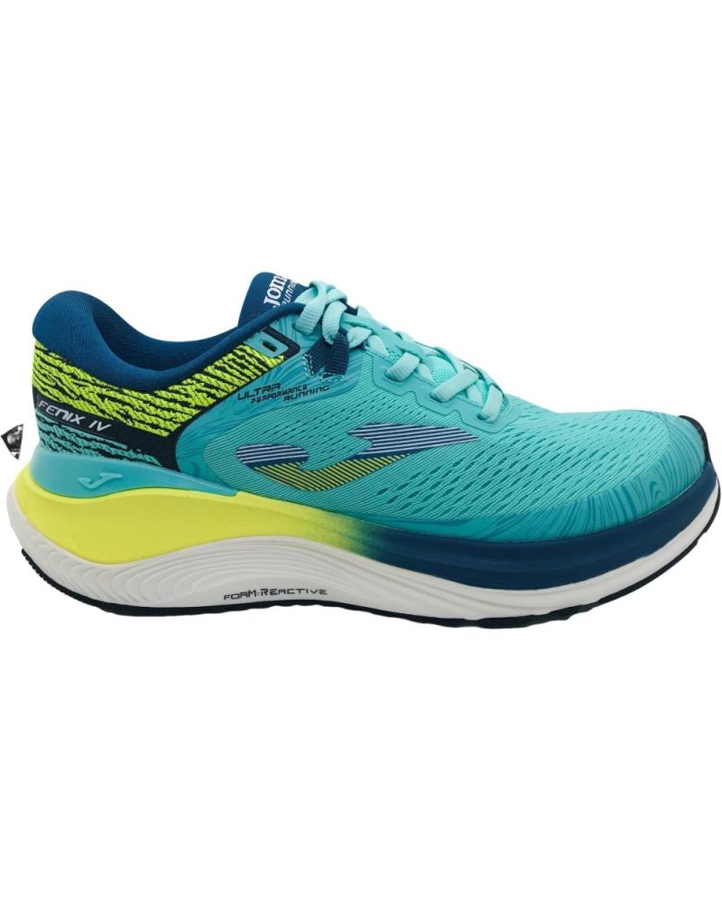 JOMA ZAPATILLAS DE RUNNING FENIX MEN RFENIS2527 AZUL TURQUESA Y VERDE LIMA VERDE