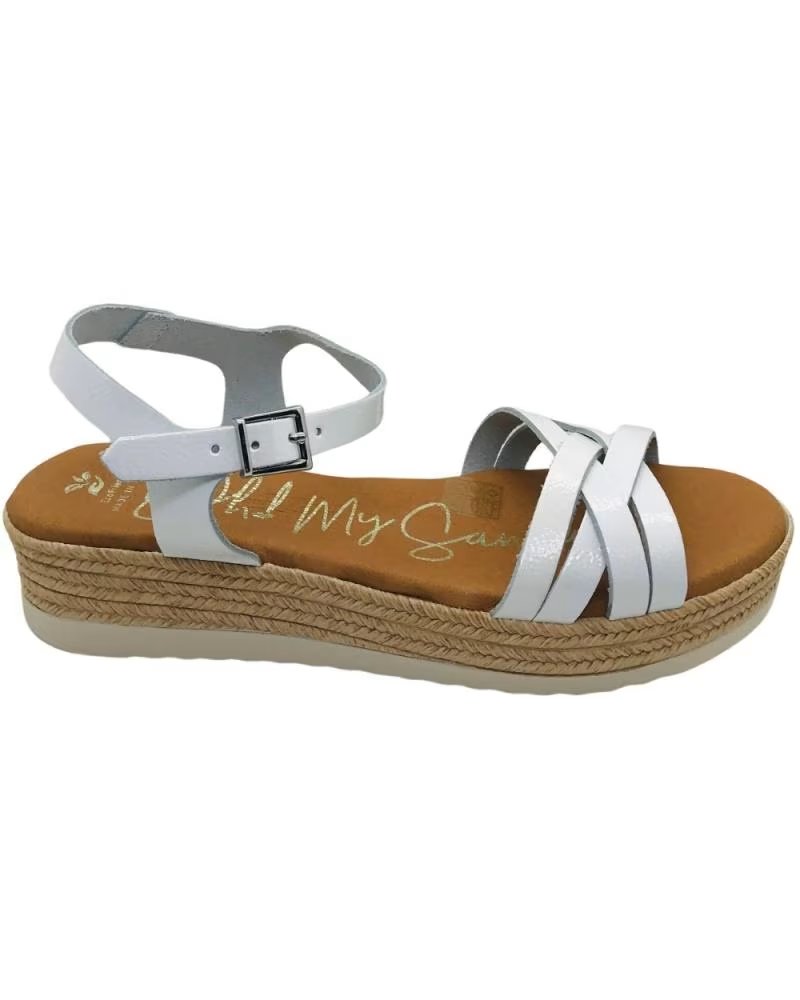 de oh my sandals sandalia piel mujer 5690 blanco