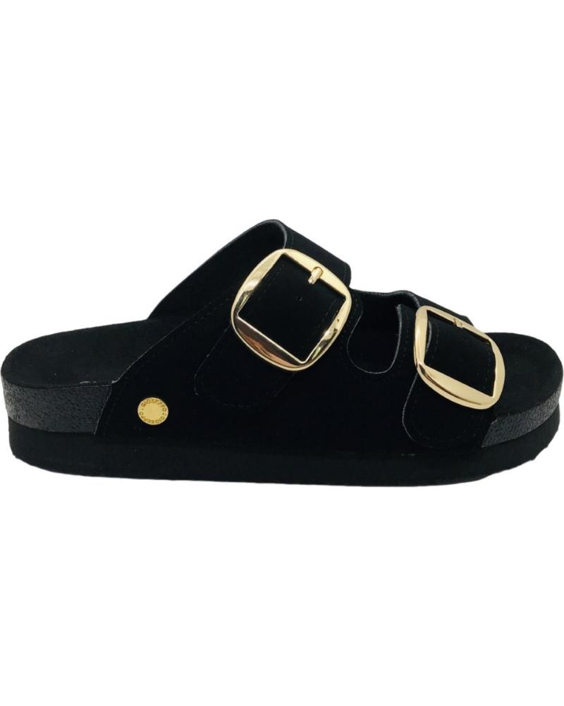 SANDALIAS MUJER GIOSEPPO CEDARBURG CON HEBILLAS AJUSTABLES NEGRO